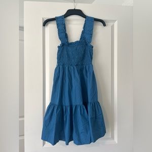 Abercrombie & Fitch smocked bodice easy mini dress